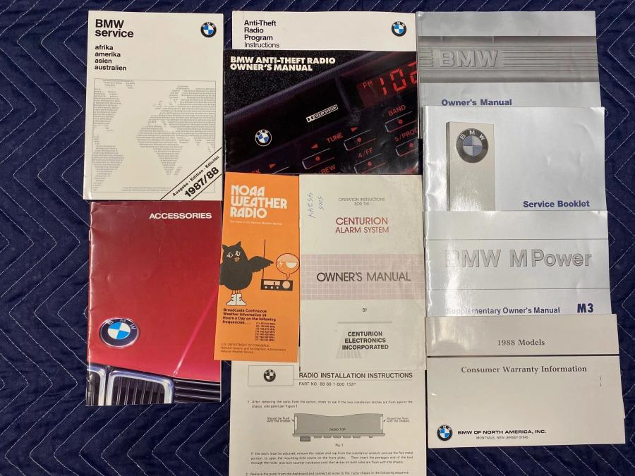 Сервисные книги BMW M3 Coupe (E30) 1988 года  (NA) (фото 220 из 231)